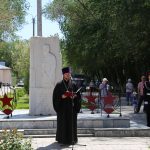 Дионисий Фокин на митинге, посвященном 30-ой годовщине начала вывода советских войск из Афганистана
